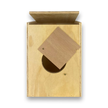 Verticale nestkast voor parkieten 22x22x30 cm