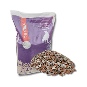 Grit + pierres rouges pour pigeon 20kg - Ostrea