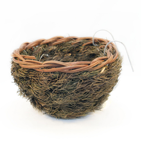 Nid de 12 cm en sapin naturel avec crochets