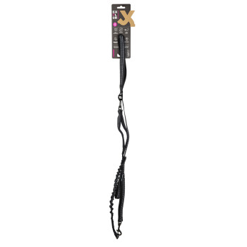 Explor laisse 2in1 classic noir 180cm - 25mm