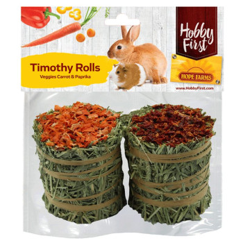 Timothy Hay Rolls Veggies 2...