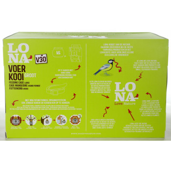 Mangeoire Lona "Voerkooi V30" - Vert - 42x27cm