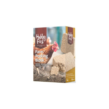 Pierre à picorer 1kg - Farm Pecking Block - Hobby First