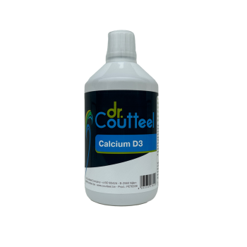 Calcium D3 500ml - Wasserlösliches flüssiges Calcium mit Vit D3 - Dr.Coutteel