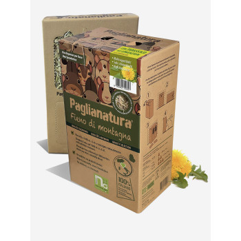 Dispenser with Mountain Hay + Dandelion 700g - Paglianatura