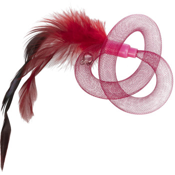 Tube with feathers 24cm -...