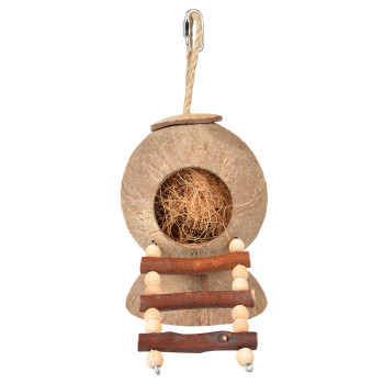 Coconut jungle house with brown scale 31x12x12cm