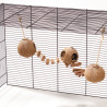 Coconut globehouse con escalera y cuerda 3x130mm Coconut globehouse con escalera y cuerda 3x130mm