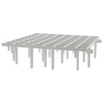 Grigliato in plastica 25x25x6,8cm - 1 pezzo