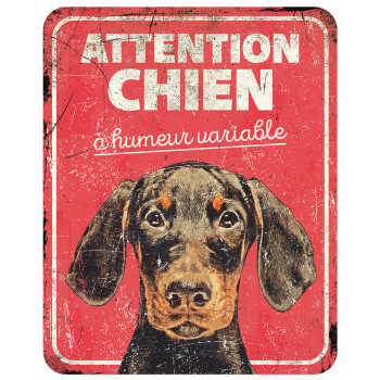 Dobermann warning sign -...