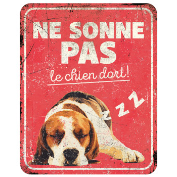 Beagle Warnschild -...