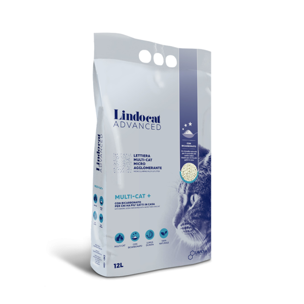 Lindocat Advanced Multi-Cat Klonterende Kattenbakvulling 12L