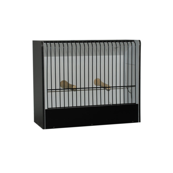 Cage d'exposition canaris en PVC (23 barreaux)