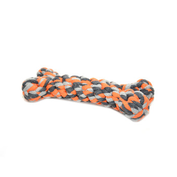 Bone-shaped cotton rope -...