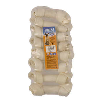Chew bones with knot - 8 pieces - 13cm - Bone!