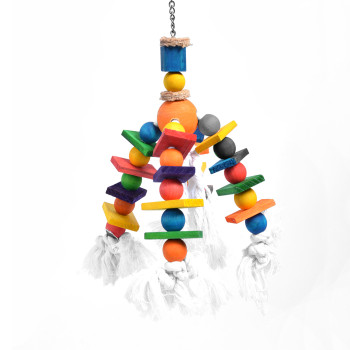 Colourful chandelier with...