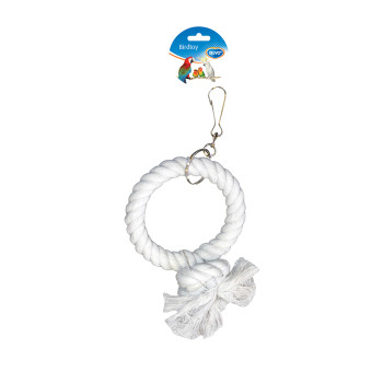 Sittich & Papagei Schaukel mit Ringen - 17CM Ø