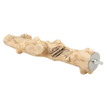 Perchoir en bois de caféier brun - L - 40cm