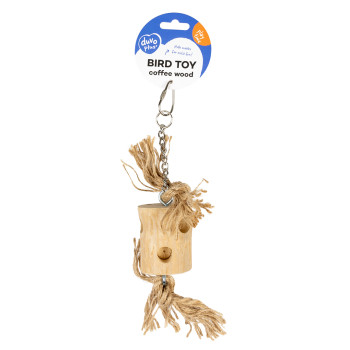 Snack tronc d'arbre en bois de caféier brun - S - 24cm