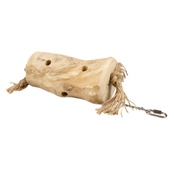 Snack boomstam van bruin koffiehout - L - 30cm