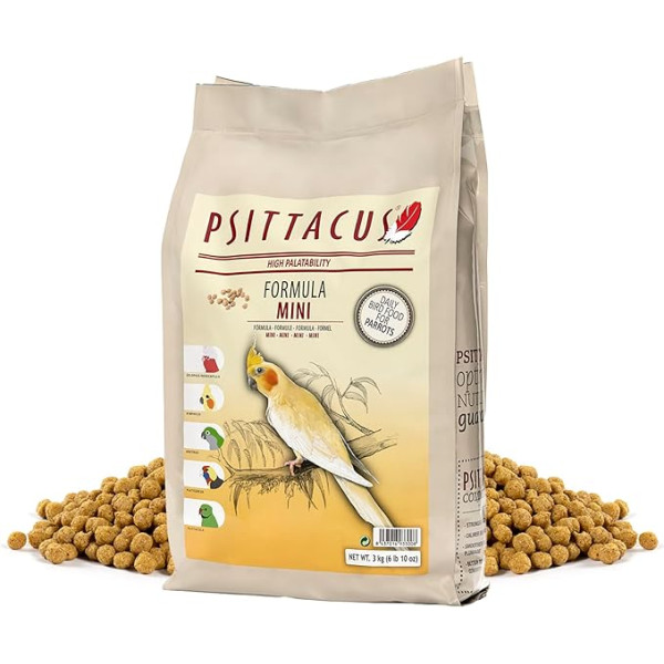 Mini - 3kg - Psittacus - Extrudés pour perruches