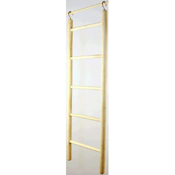 Échelle en bois 5 échelons 70x22cm