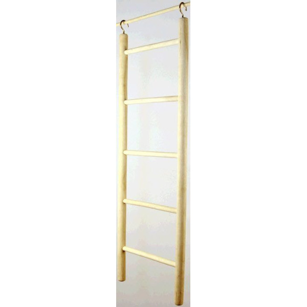 Échelle en bois 5 échelons 70x22cm