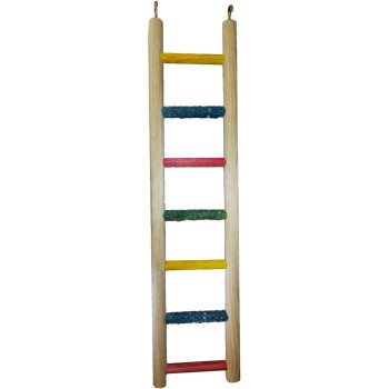 Wooden ladder 7 rungs 62x15cm