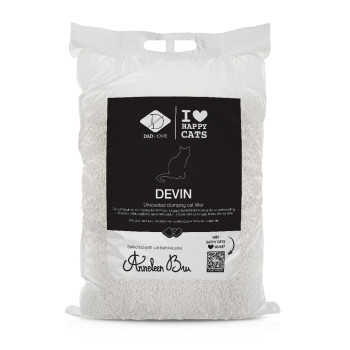 Litière agglomérante sans parfum 13,8 Litres - Devin