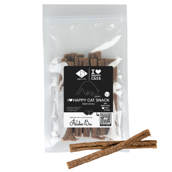 Rindersticks - 70g - 11cm - Ich liebe glückliche Katzensnacks