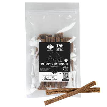 Bâtonnets de dinde - 70g - 11cm - I love happy cat snack