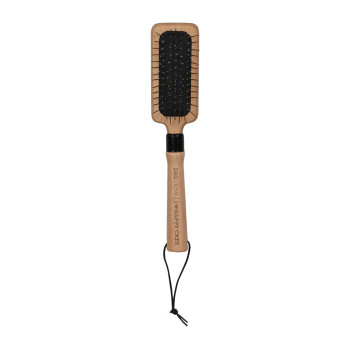 Wood-coloured needle brush for cats - April - 25,5x7x4,5cm