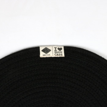 Black Feed Mat - Jill - 40x40x0,8cm