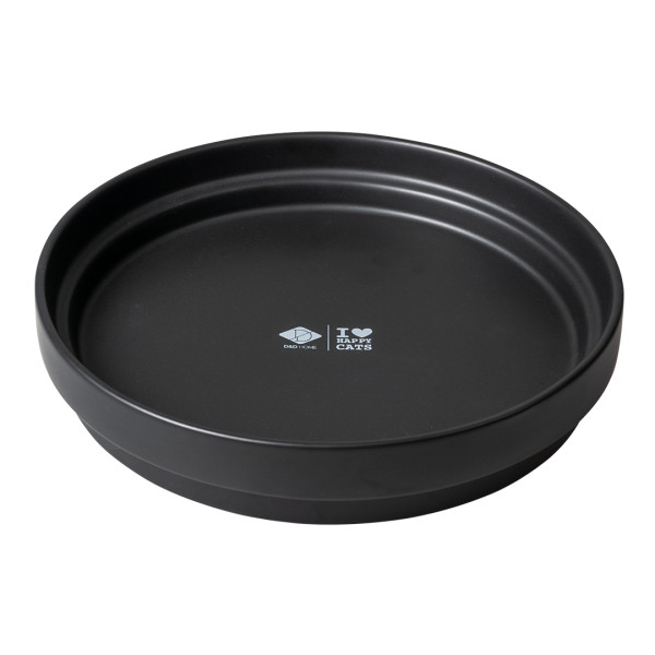 Schwarzer Wassernapf für Katze - Ace - XL - 1250ml - 25x25x4,5cm