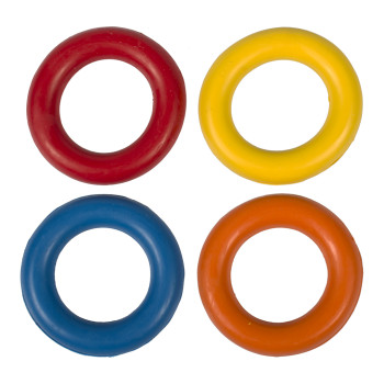 Rubber ring for dogs - mix...