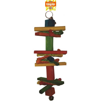 Jouet en bois pour perruche - 26cm