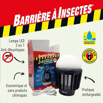 Insect Barrier LED Lamp 2 in 1 - Mosquito Counters