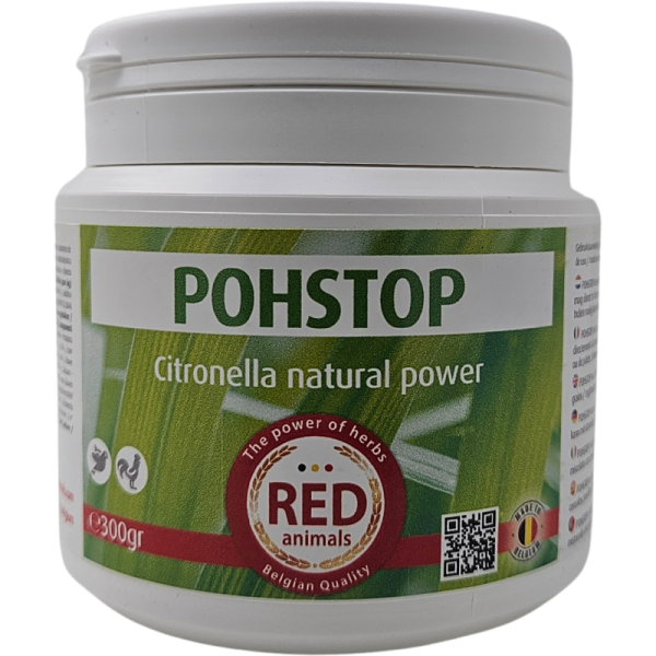 Poustop Powder 300g - Red-Animals