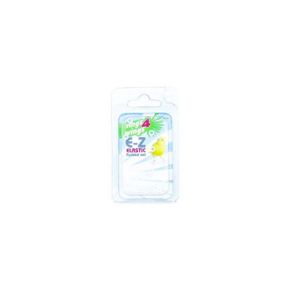 Witte elastische ringen 4,5 mm - 50 stuks