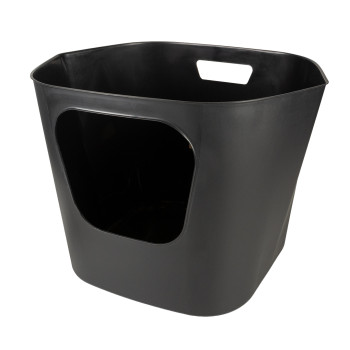 Offene schwarze Katzentoilette - Dean - 54,4 x 43,9 x 40,5 cm