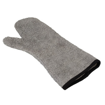 Microfiber Grooming Glove Grey - Amber - 35x17x2cm