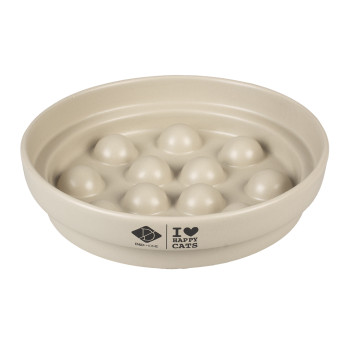 Gamelle anti-glouton blanc - Sue - 750ml - 20x20x4,5cm
