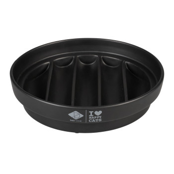 Gamelle anti-glouton noir - Sue - 750ml - 20x20x4,5cm