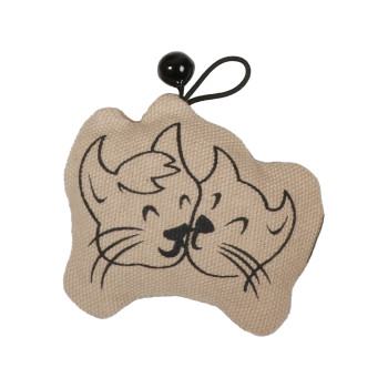 Cat toy with bell - Happy cats - 8,5x2x7cm