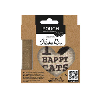 Refillable Cat Pouch - 12x8x1cm