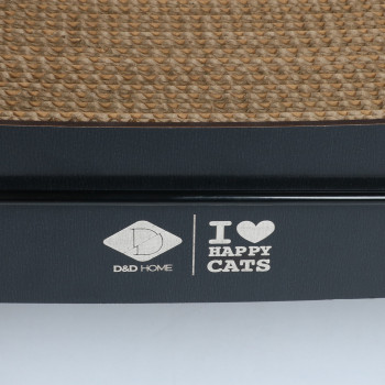 Brown/black cardboard wall shelf refills - Curved David - 60x29x10cm