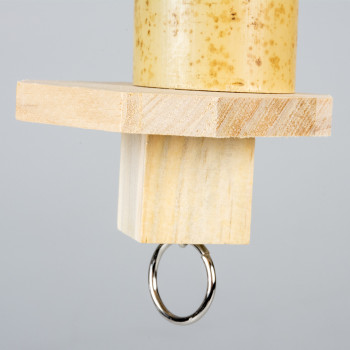 Pendentif pour snack en bambou - Brainy - S
