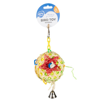 Pinata en bambou multicolore