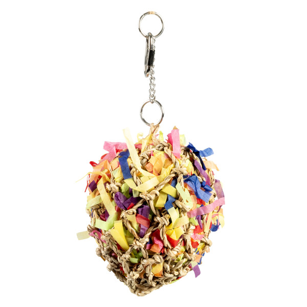 Pinata avec herbe de mer, papier, bois multicolore - L