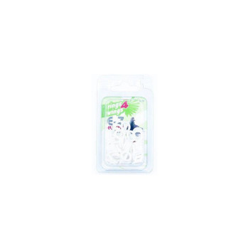 Anelli elastici bianchi - 8mm - 50 pezzi